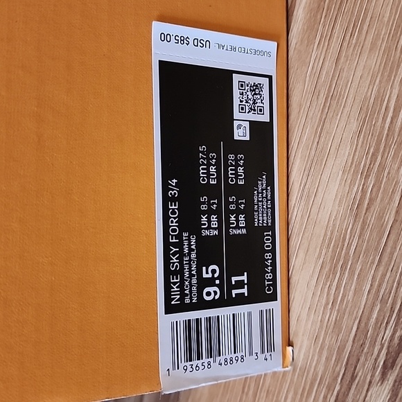 NEW IN BOX! Never Worn! Nike Sky Forces 3/4 | Clear outer sole! - Picture 5 of 12